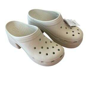 CROCS Siren Cream color Clogs mens 11 womens 13